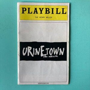 Playbill Urinetown Hunter Foster Jennifer Laura Thompson John Cullum June 2002